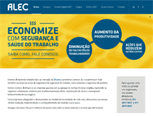 Tablet Screenshot of alecconsultoria.com.br